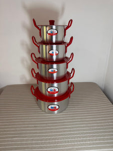 Set de Ollas de Aluminio