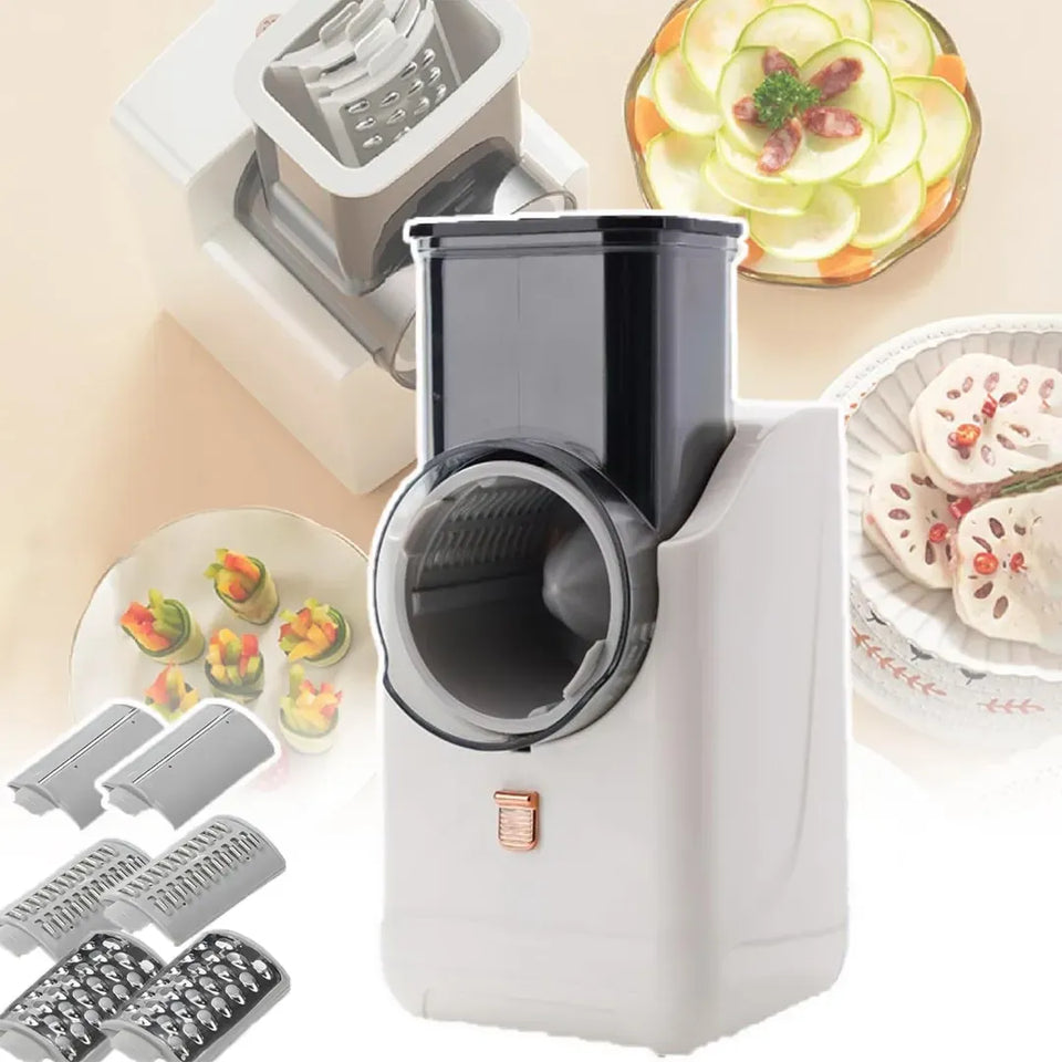Cortador de Verduras Eléctrico Multifuncional 6 en 1