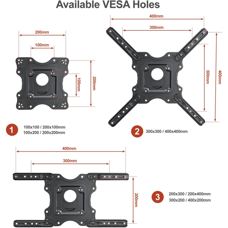 Soporte de Pared  para TV de 32 a 60 Pulgadas