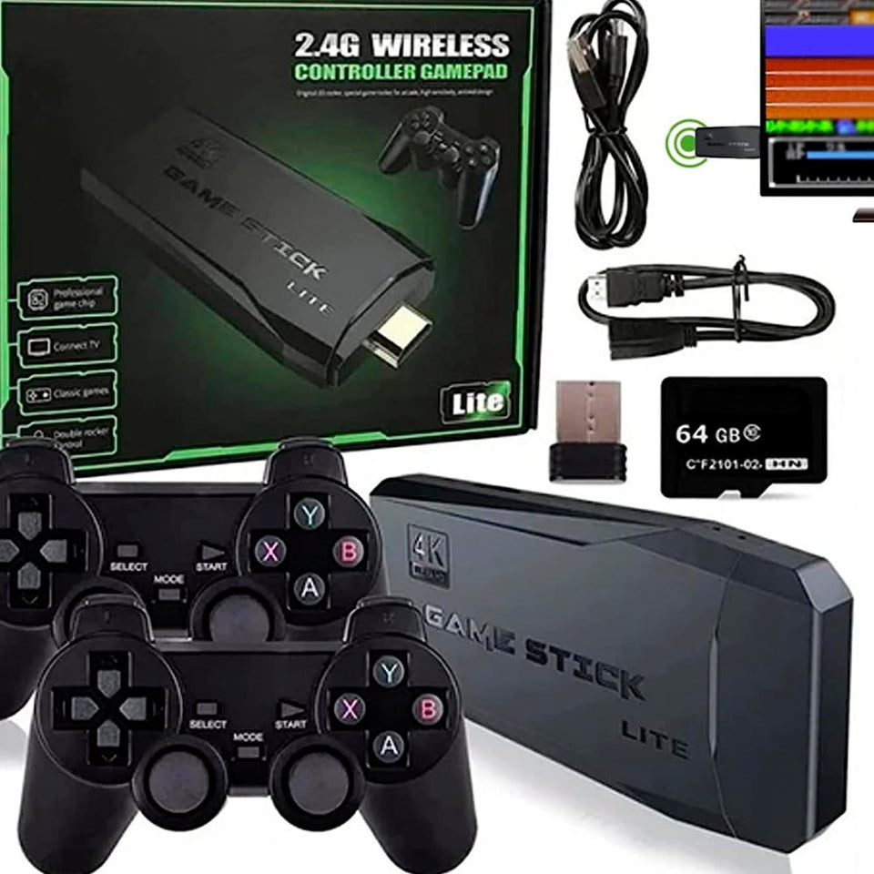 CONSOLA  RETRO GAME  STICK 2 CONTROLES