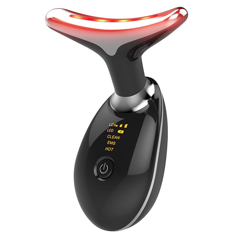 Masajeador Facial y de Cuello con Luz LED