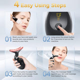 Masajeador Facial y de Cuello con Luz LED