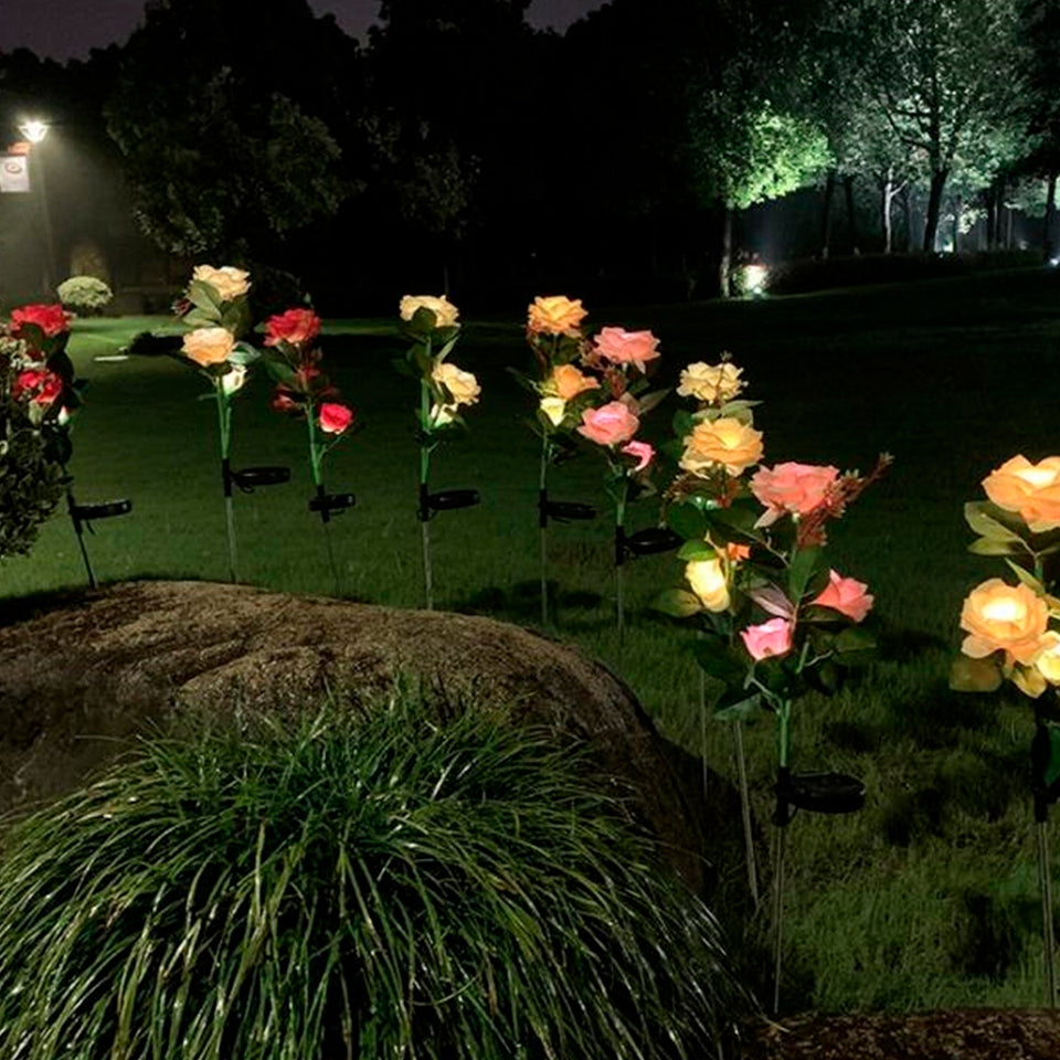 LUCES LED SOLAR JARDIN