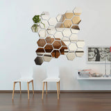 Espejos Hexagonales 30 Unidades