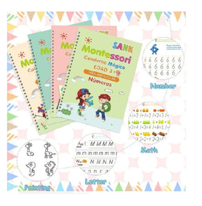 CUADERNO   REUTILIZABLE  CALIGRAFIA X 8 UNIDADES