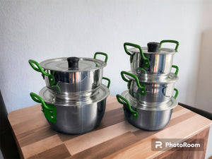 Combo Doble de Ollas Reforzadas (Set x 5 Piezas)