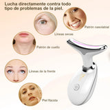 Masajeador Facial y de Cuello con Luz LED