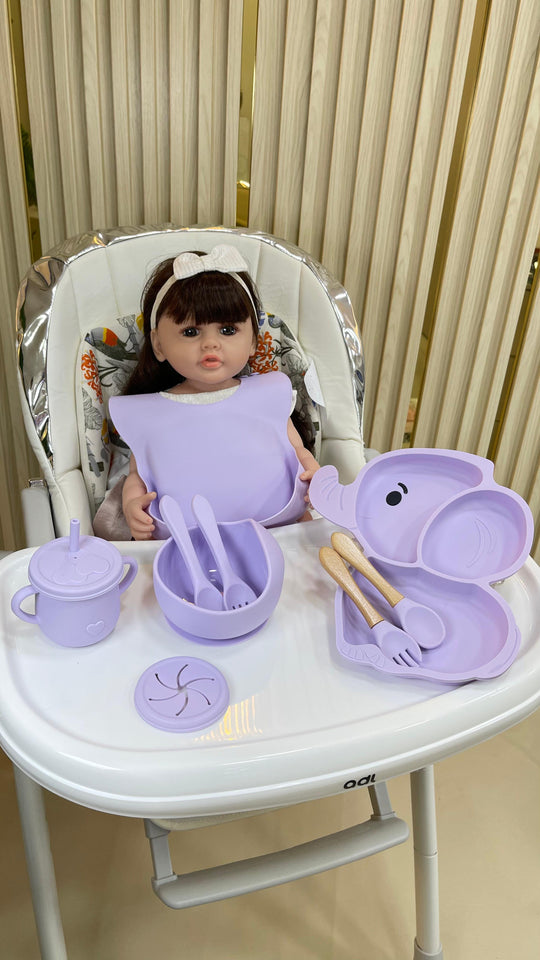 Set de Alimentación Infantil de Silicona 10 Piezas