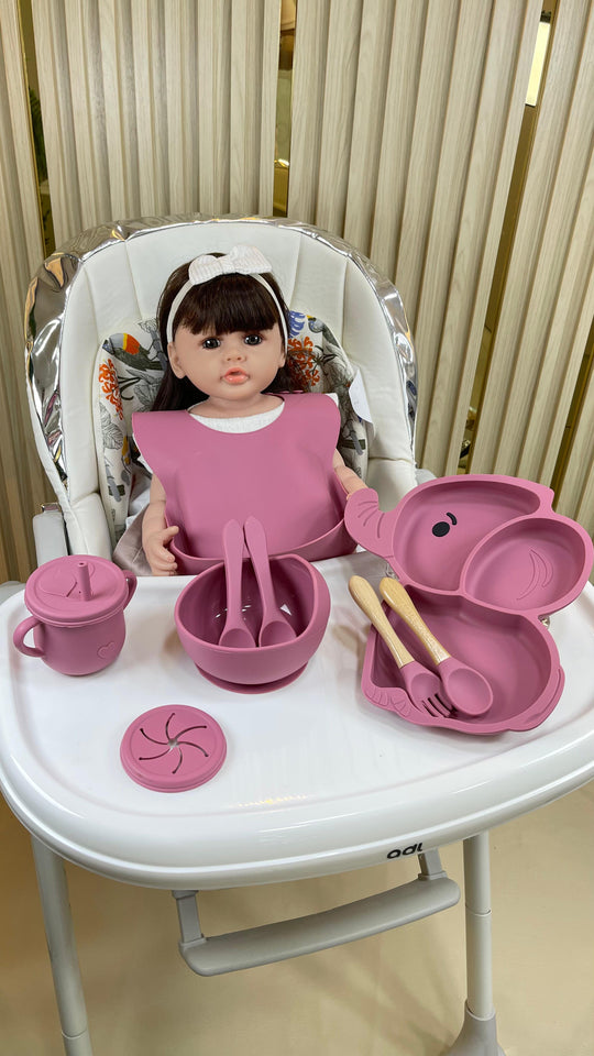 Set de Alimentación Infantil de Silicona 10 Piezas