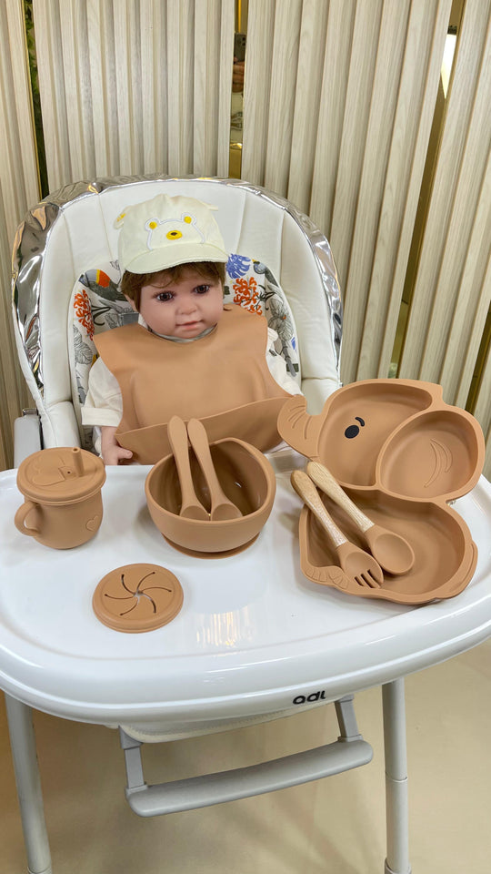 Set de Alimentación Infantil de Silicona 10 Piezas