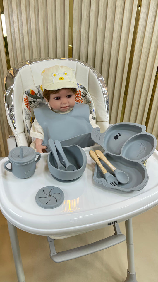 Set de Alimentación Infantil de Silicona 10 Piezas
