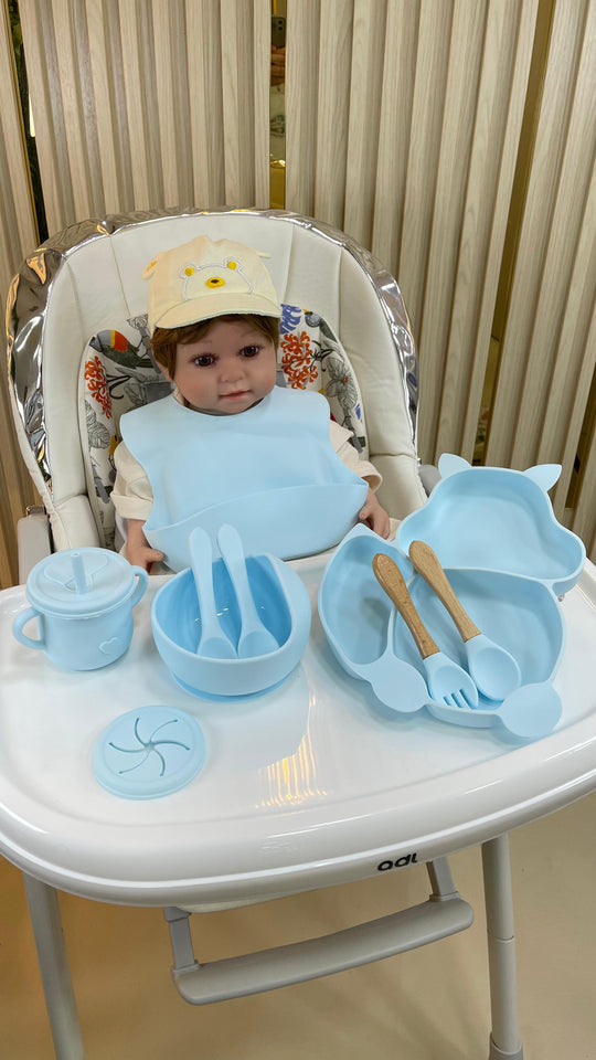 Set de Alimentación Infantil de Silicona 10 Piezas
