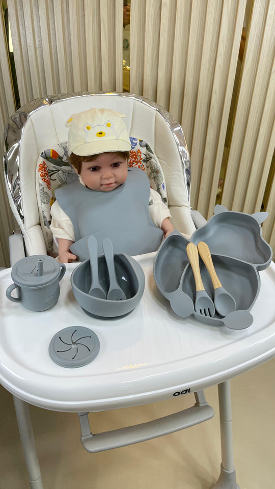 Set de Alimentación Infantil de Silicona 10 Piezas