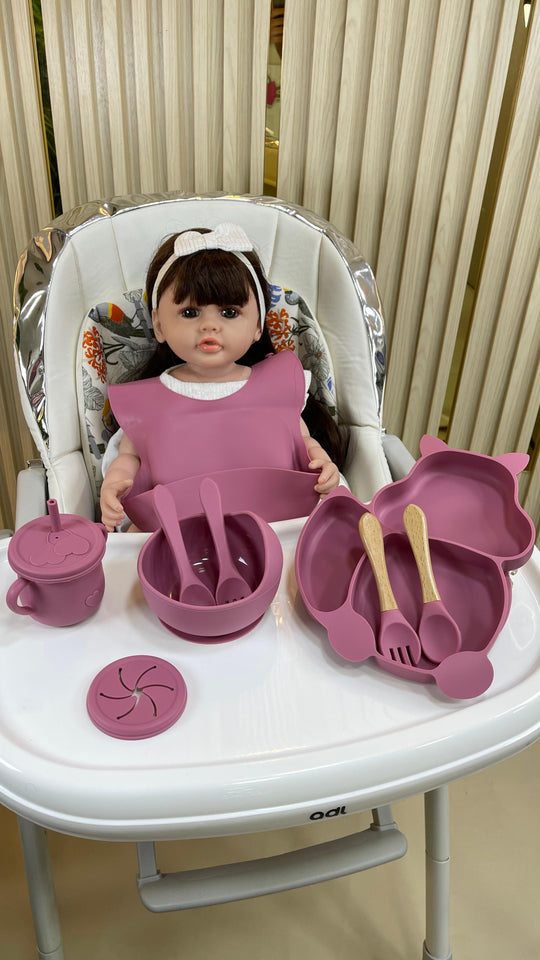 Set de Alimentación Infantil de Silicona 10 Piezas