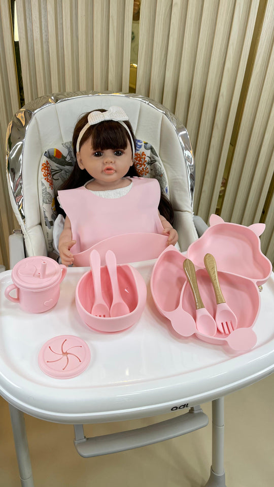 Set de Alimentación Infantil de Silicona 10 Piezas