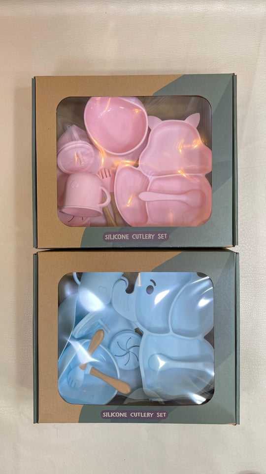 Set de Alimentación Infantil de Silicona 10 Piezas
