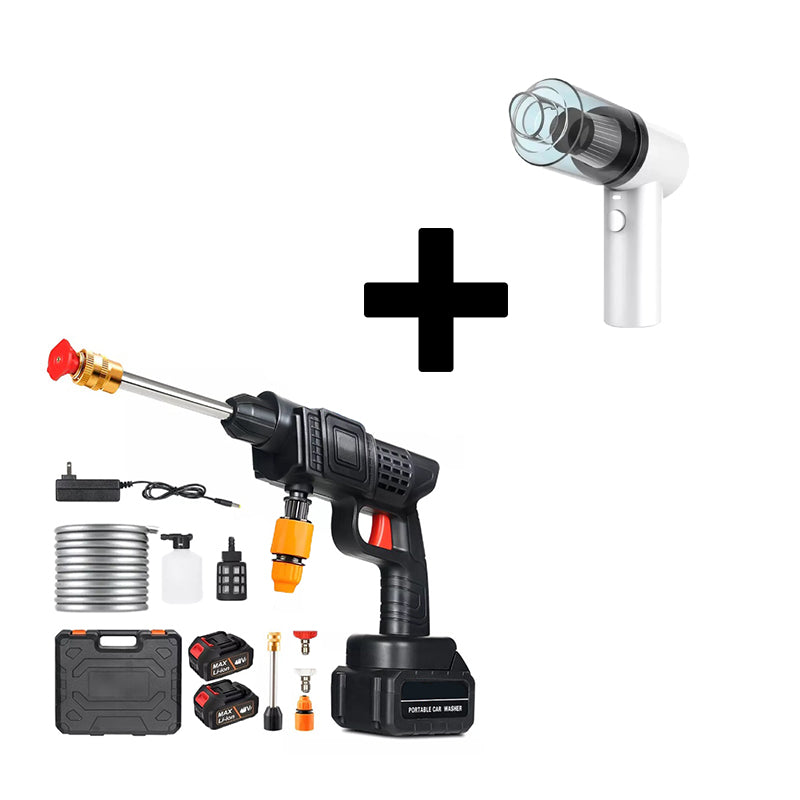 combo Hidrolavadora Inalámbrica 48V + Aspiradora Portátil
