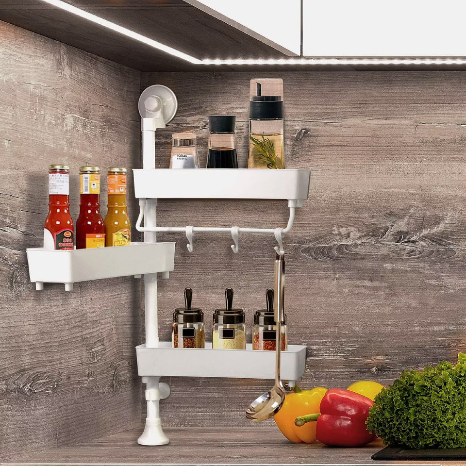 Organizador de cocina y baño de pared 3 niveles