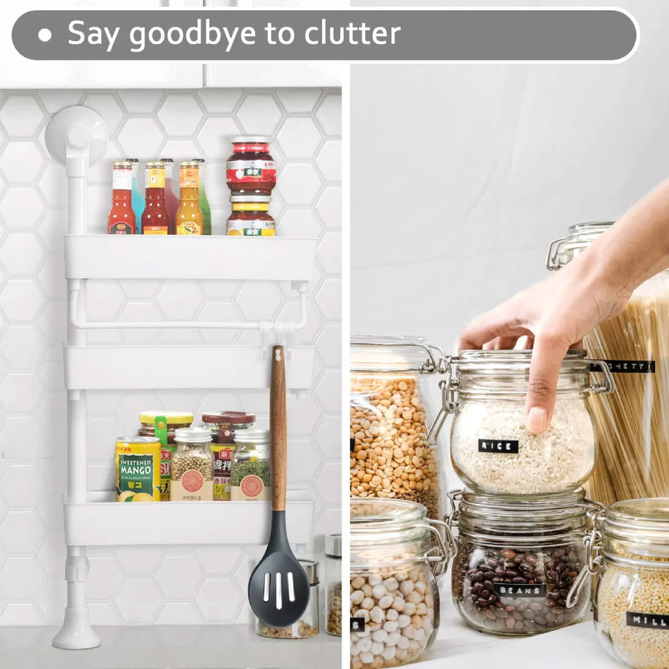 Organizador de cocina y baño de pared 3 niveles