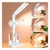 Lampara De Escritorio Con Ventilador