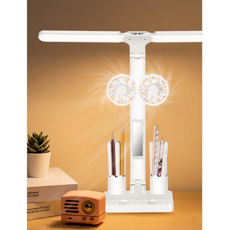 Lampara De Escritorio Con Ventilador