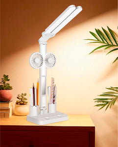 Lampara De Escritorio Con Ventilador