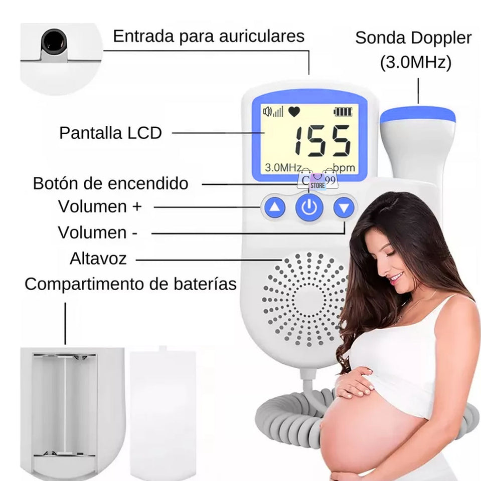 MONITOR DE LATIDOS BEBE