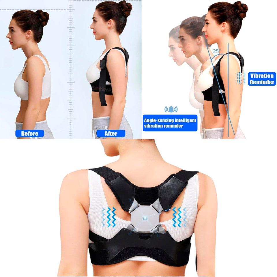 Corrector de Postura Inteligente con Vibración – Unisex