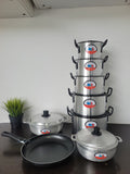 Combo Completo de Ollas, Calderos y Sartén Antiadherente