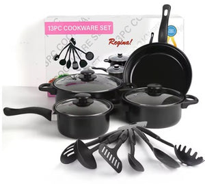 Juego De Ollas Y Utensilios 13 Piezas