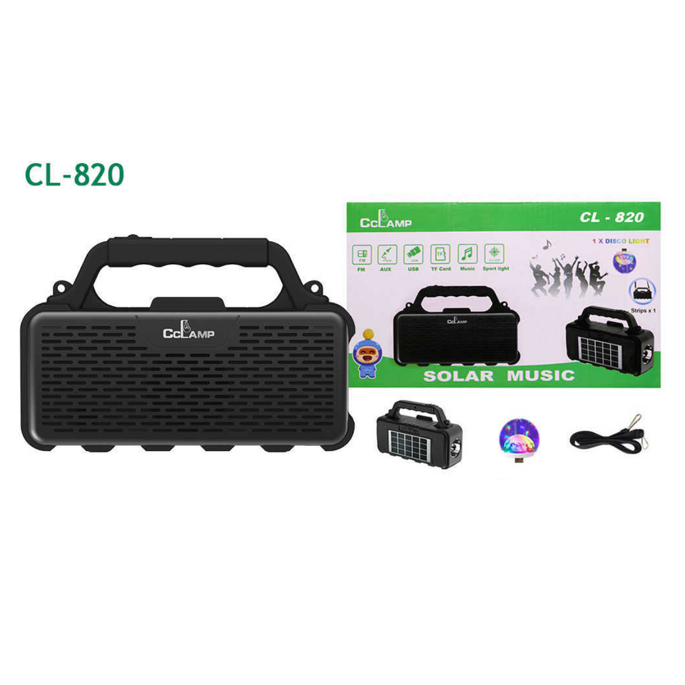 Radio Portátil Solar CL-820 Multifuncional