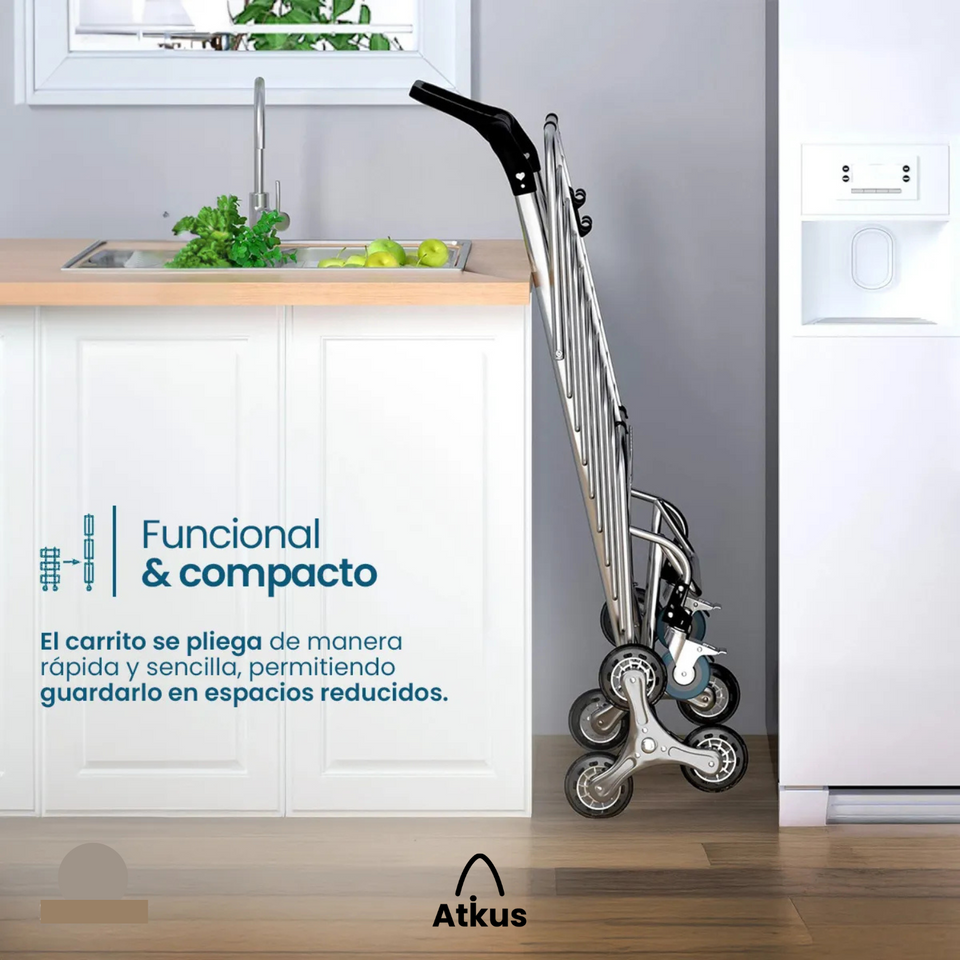 CARRITO DE COMPRAS PLEGABLE 8 RUEDAS