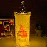 Vela Led X4 Con Imagen Religiosa