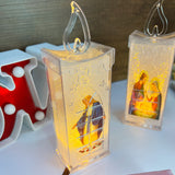 Vela Led X4 Con Imagen Religiosa