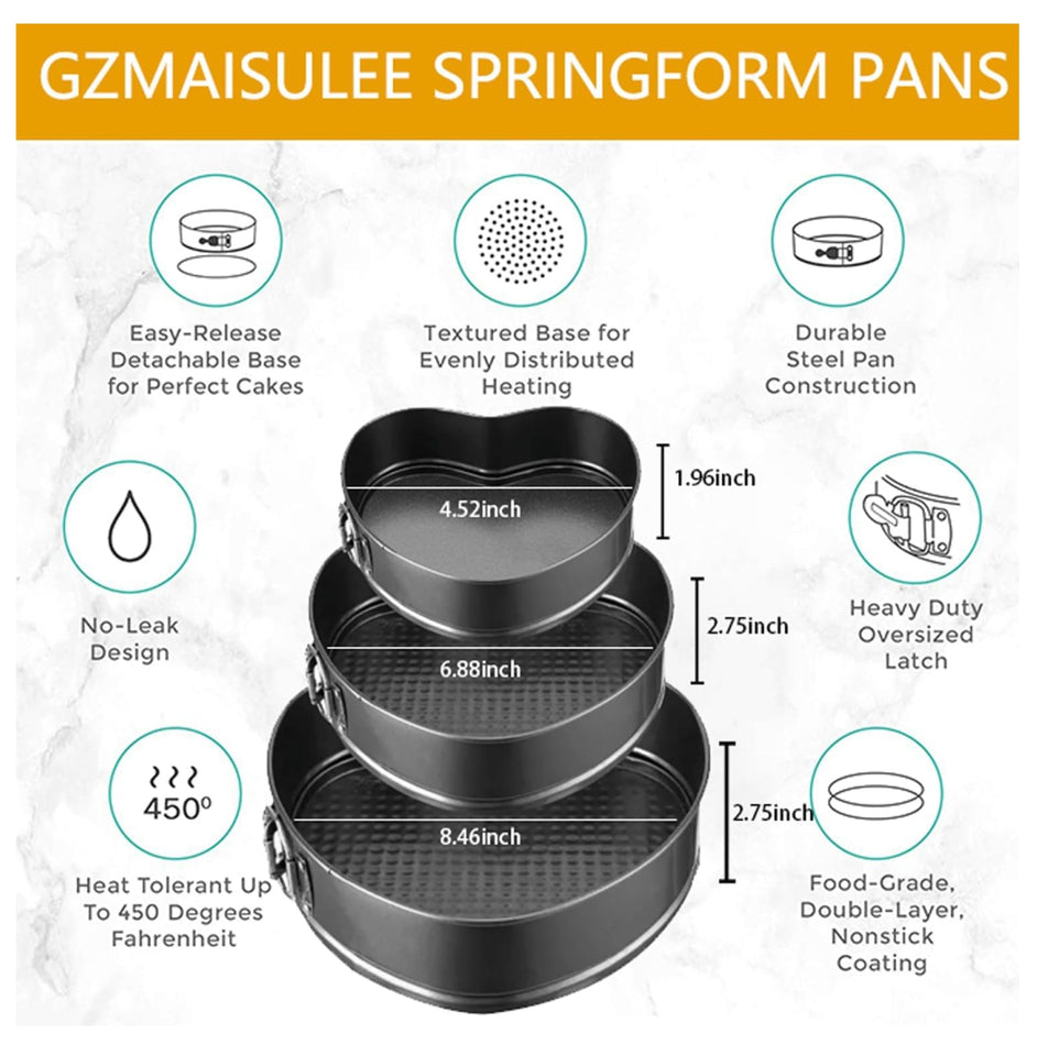 SET MOLDES PASTELERIA ANTIADHERENTE