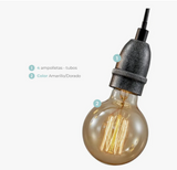 Lampara Colgante Safiro 4 Luces E27 Atik