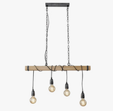 Lampara Colgante Safiro 4 Luces E27 Atik