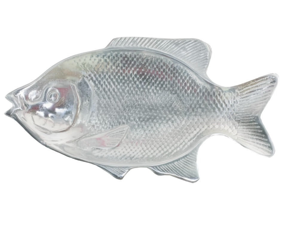 Bandeja para Servir en Forma de Pescado de Aluminio