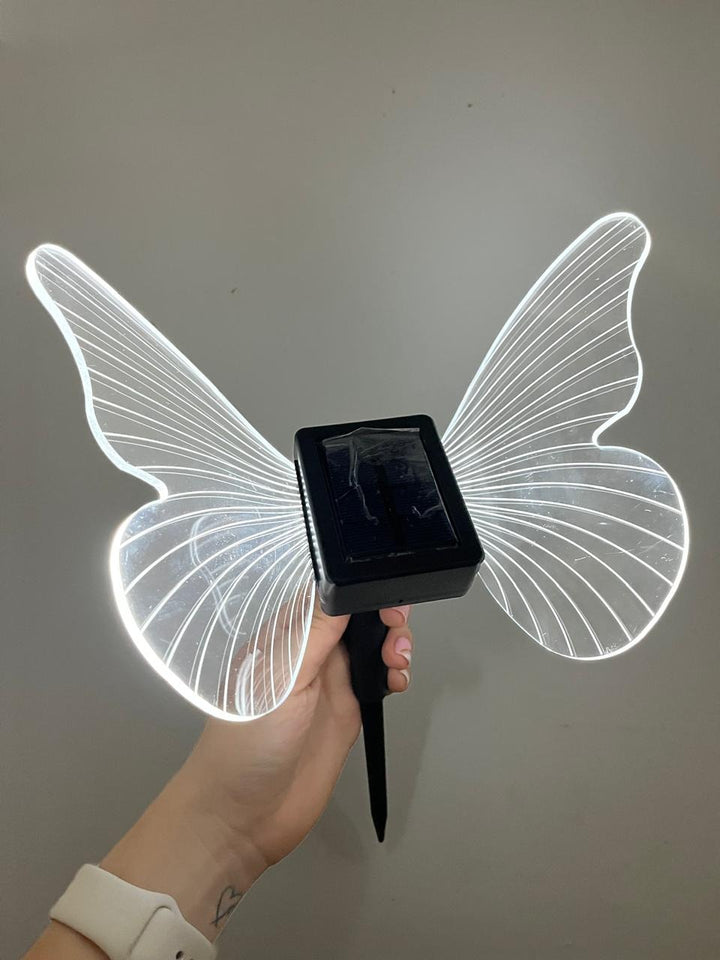 Lámpara Solar Decorativa en Forma de Mariposa