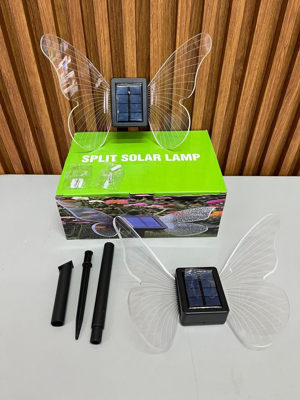 Lámpara Solar Decorativa en Forma de Mariposa