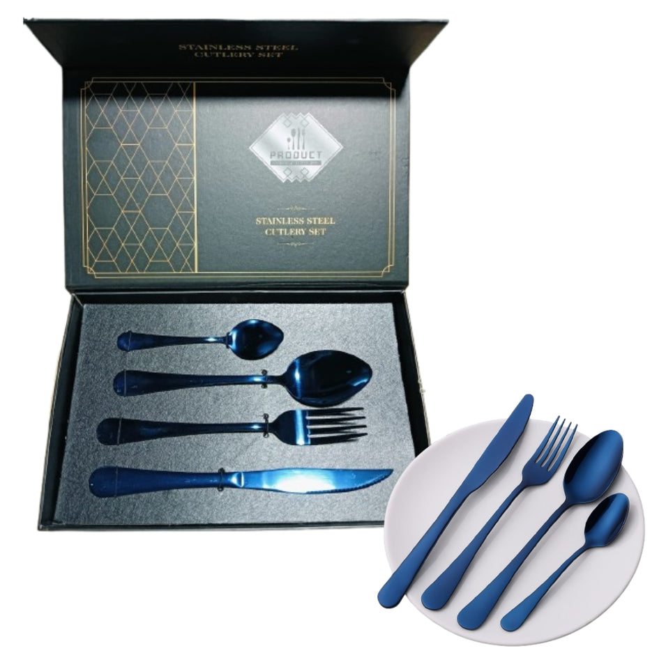 Cubiertos 24 Piezas, De Acero Inoxidable