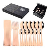 Cubiertos 24 Piezas, De Acero Inoxidable