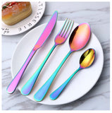 Cubiertos 24 Piezas, De Acero Inoxidable