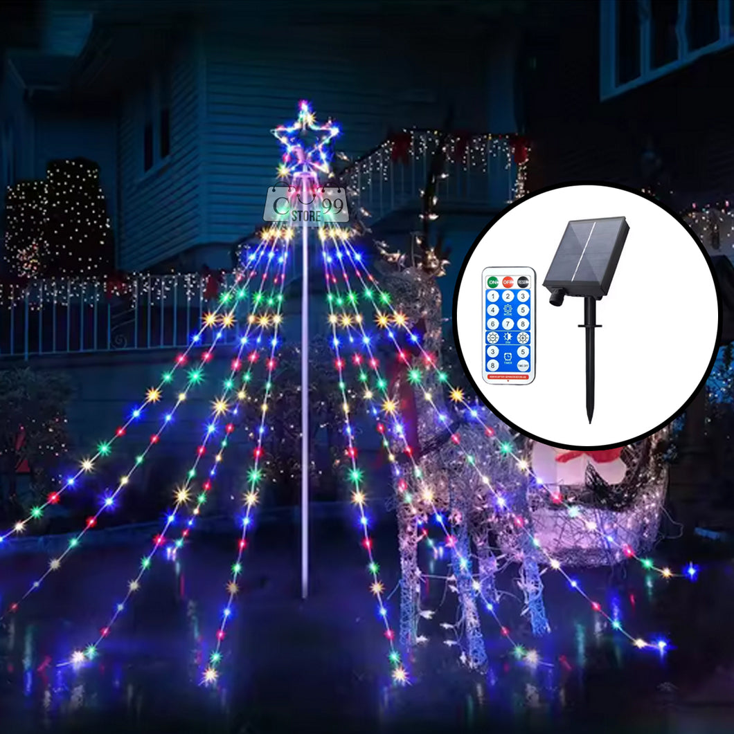 Cascada de Luces Estrella 3 Metros