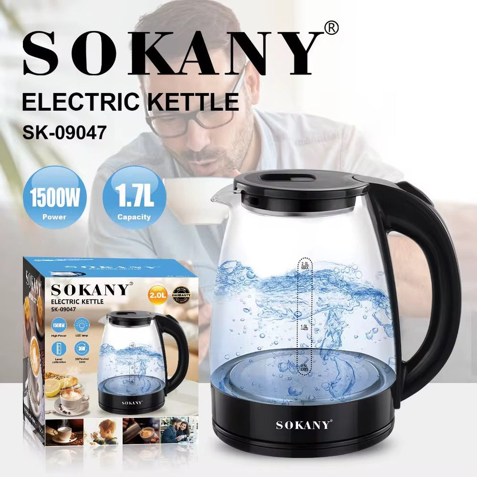 Hervidor Agua Electrico Sokany
