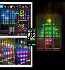 Cortina Led Smart Usb Control Y App 2x2m