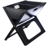 Parrilla Portátil Plegable de Carbón Premium en Acero Inoxidable