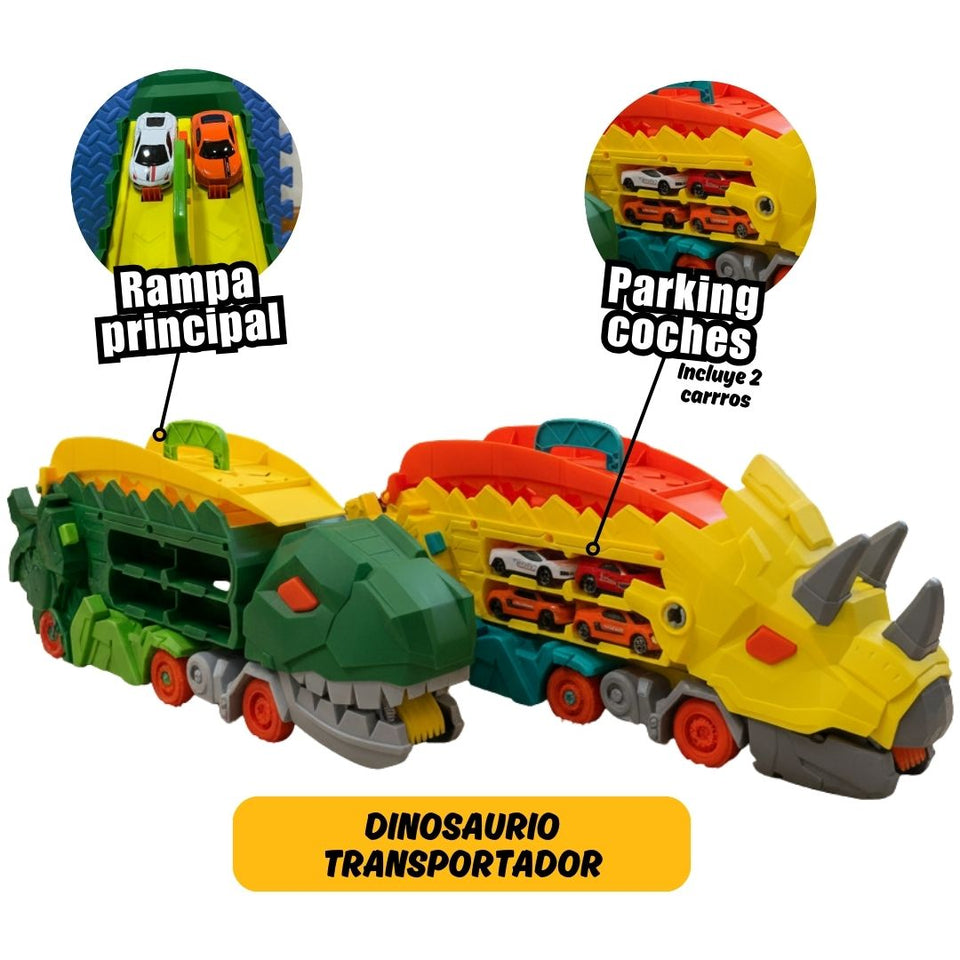 Camión Grúa en Forma de Dinosaurio