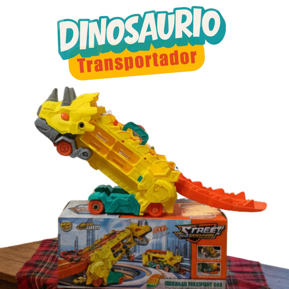 Camión Grúa en Forma de Dinosaurio