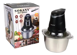 Picadora Eléctrica de Acero Inoxidable Sokany SK-7020